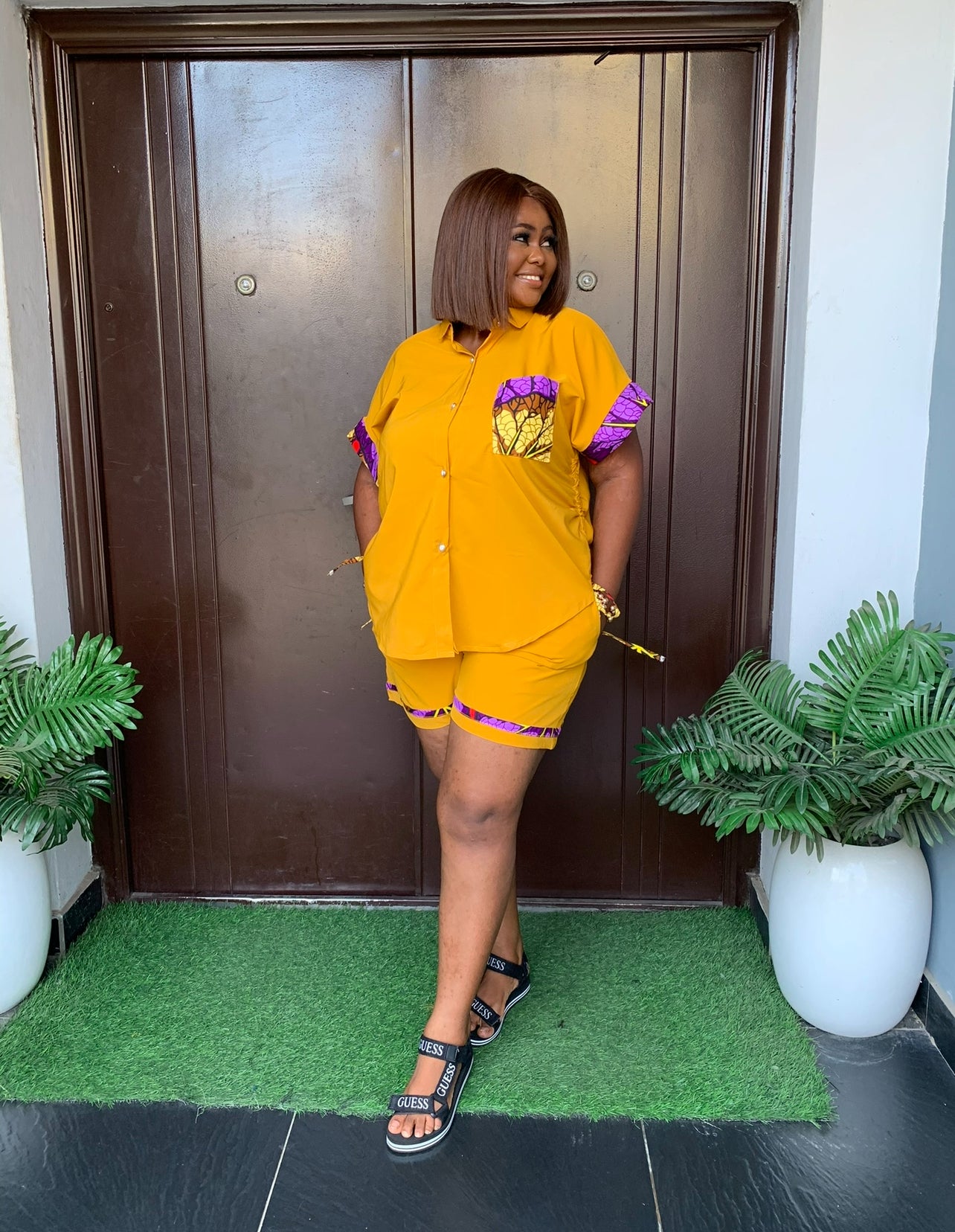 Janet set (mustard )