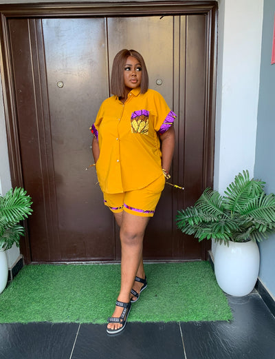 Janet set (mustard )