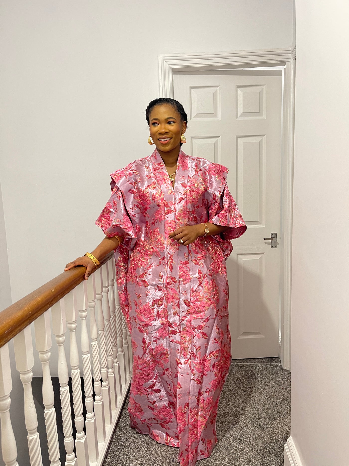 Fade luxury brocade bubu