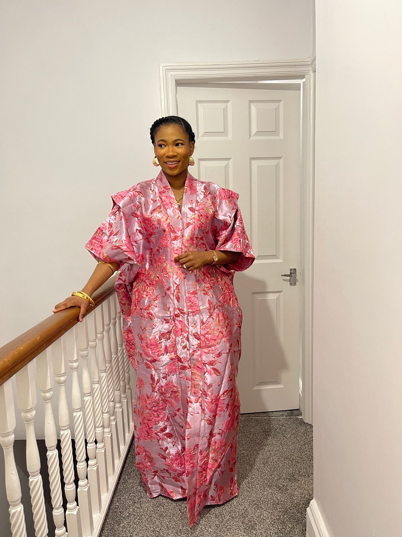 Fade luxury brocade bubu